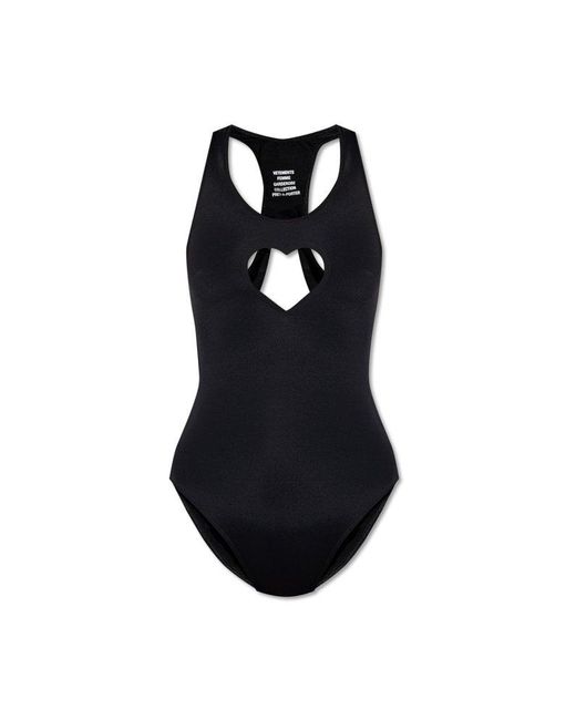 Vetements Black One-Piece Swimsuit