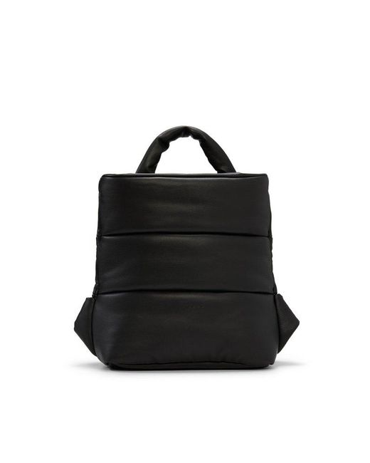 Marsèll Black Padded Zip-up Backpack for men