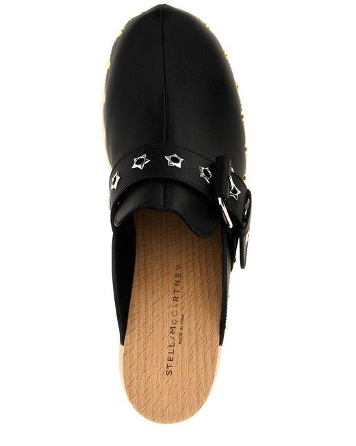 Stella McCartney Black Elyse Star-Studded Mules
