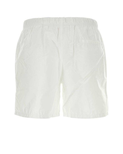 Prada White Swimsuits for men