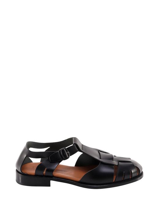 Hereu Leather Pesca Fisherman Sandals in Black for Men | Lyst