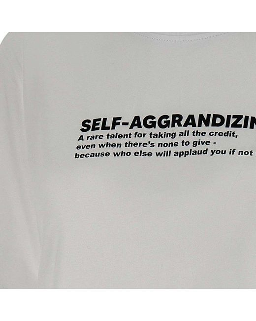 Victoria Beckham White T-Shirt With Print