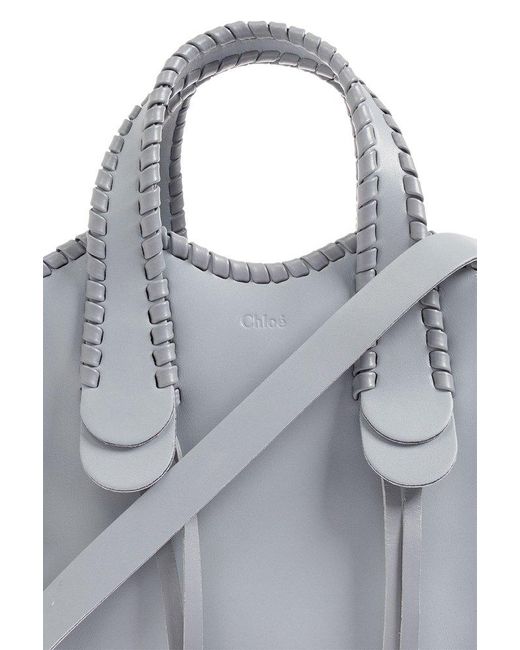 Chloé Gray Small Mony Tote Bag