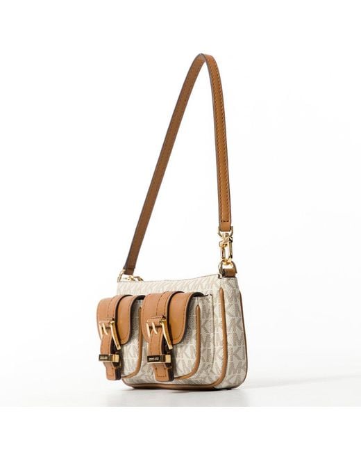 MICHAEL Michael Kors Zoe Small Signature Logo Pochette Bag