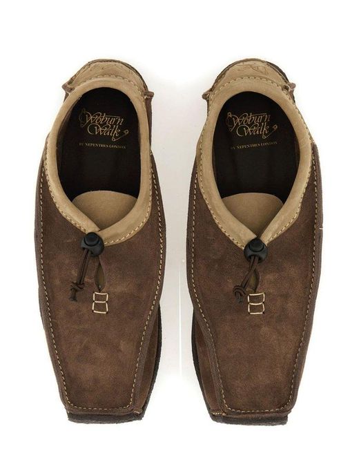 WOBURN WALK Brown Classic Slip-On Loafers for men