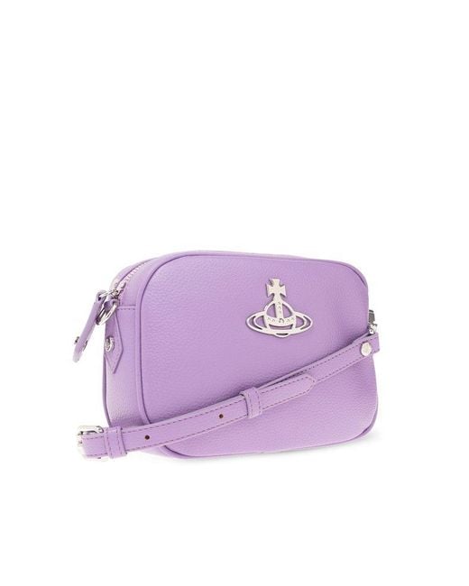 Vivienne Westwood Purple ‘Anna Camera’ Shoulder Bag