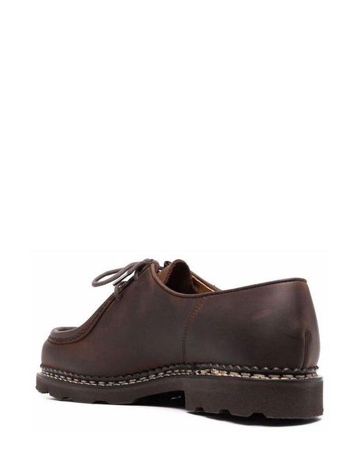Paraboot Brown Michael Marche Lace-up Shoes for men