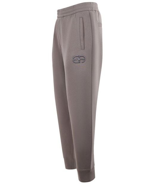 Emporio Armani Gray Trousers for men