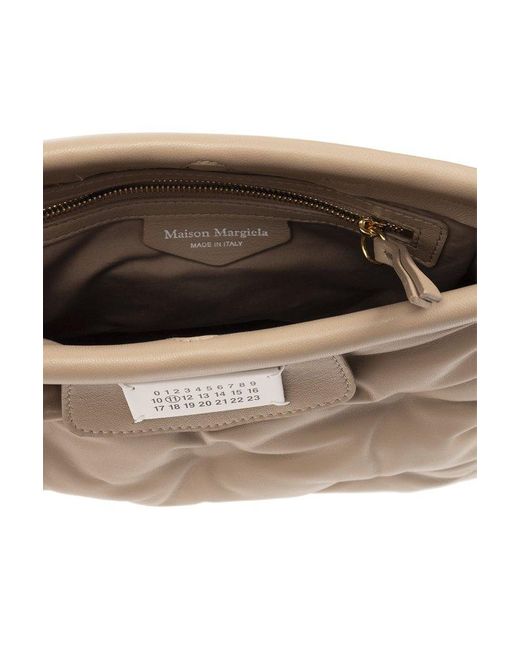 Maison Margiela Natural 'glam Slam Small' Shoulder Bag,