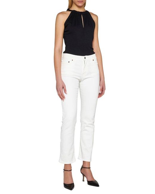 Wolford Blue Halter Neck Top