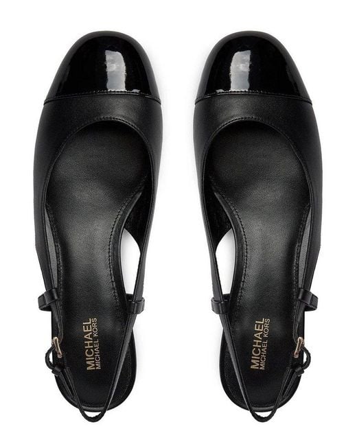MICHAEL Michael Kors Black Slingback Ballerina Shoes