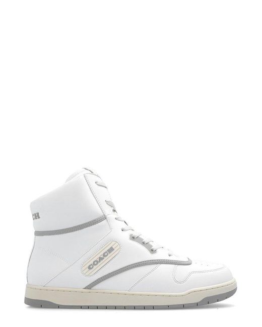 COACH White ‘C202’ Sneakers
