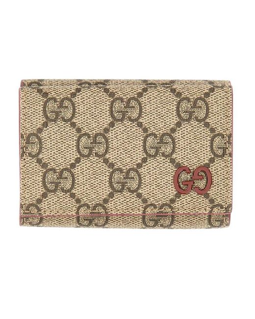 Gucci Natural GG Detailed Mini Wallet for men