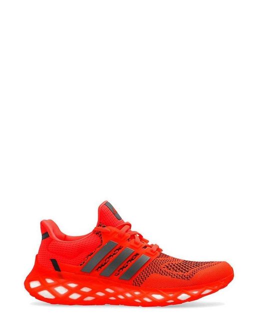 adidas Ultraboost Web Dna Lace-up Shoes in Red for Men