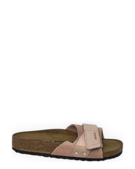 Birkenstock Brown Oita Stud Detailed Slides
