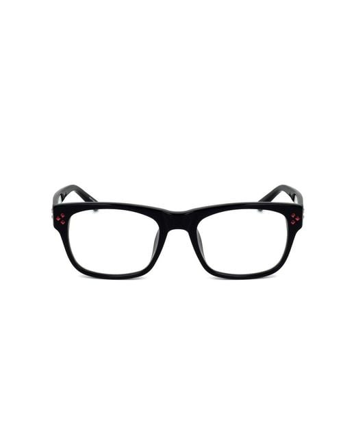 Linda Farrow Black X Matthew Williamson Rectangle Frame Glasses