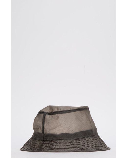 Maison Michel Jason Bucket Hat in Grey 