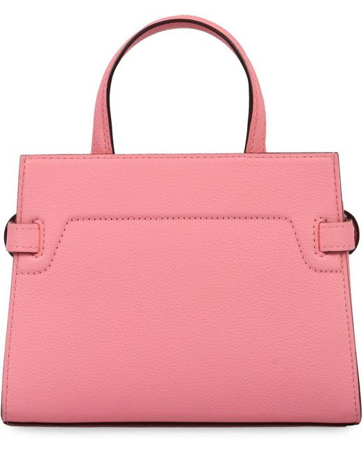 Delvaux Pink Tempete Handbag Tote