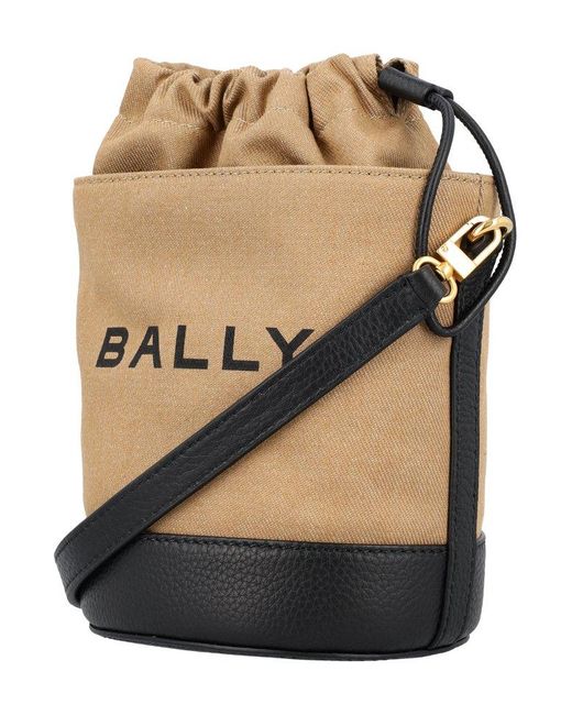 Bally Multicolor Bar Mini 8 Hours Bucket Bag