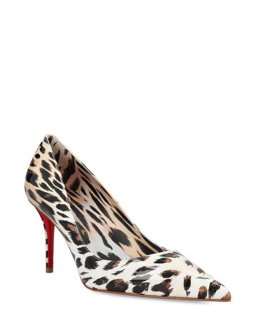 Christian Louboutin Metallic Miss Z Pointed Toe Pumps