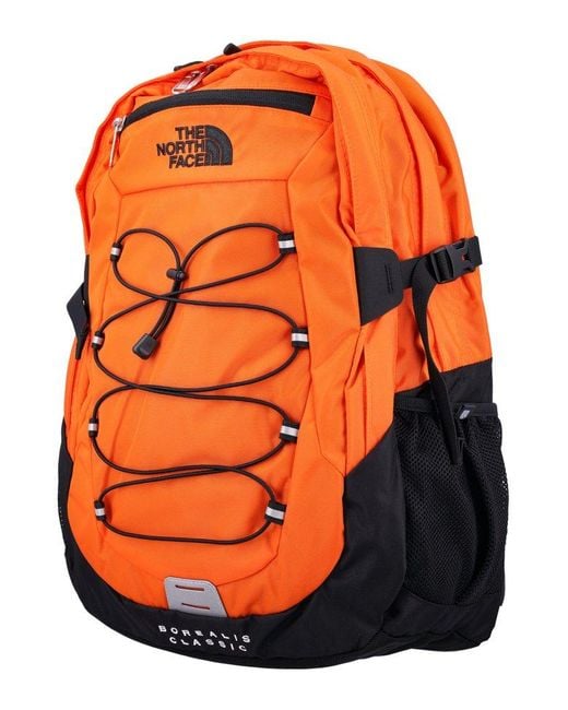 The North Face Orange Borealis Classic Backpack for men