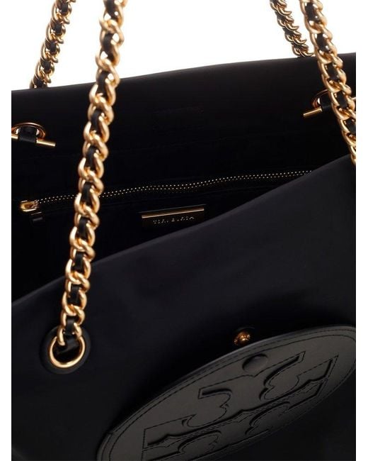 Tory Burch Blue Ella Tote Bag