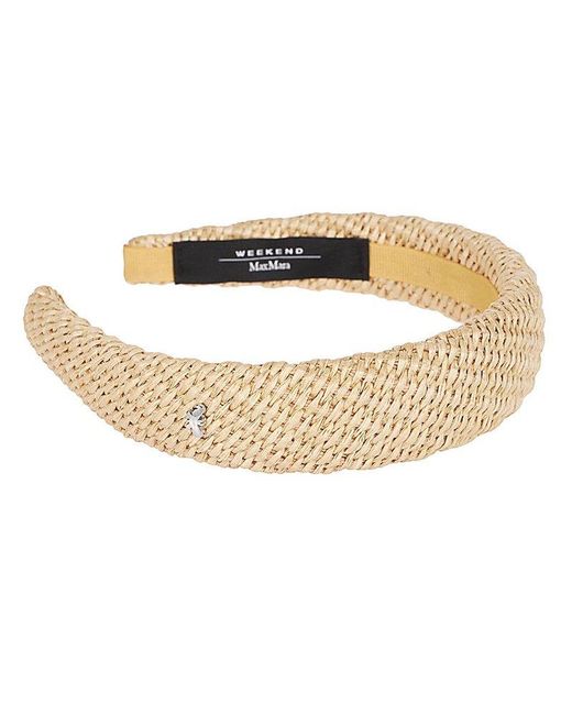 Weekend by Maxmara Natural Butterfly Plaque Headband