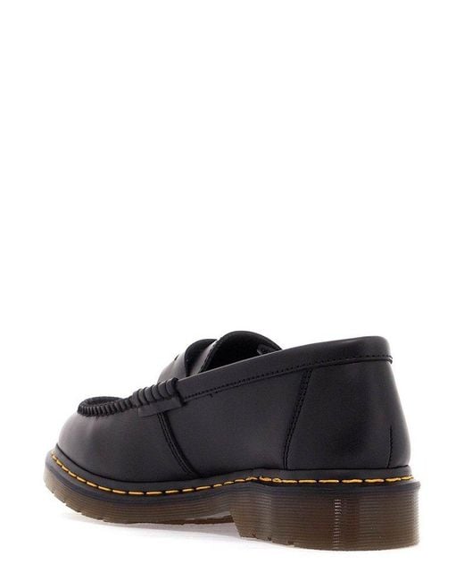 Dr. Martens Black Penton Slip-On Loafers for men