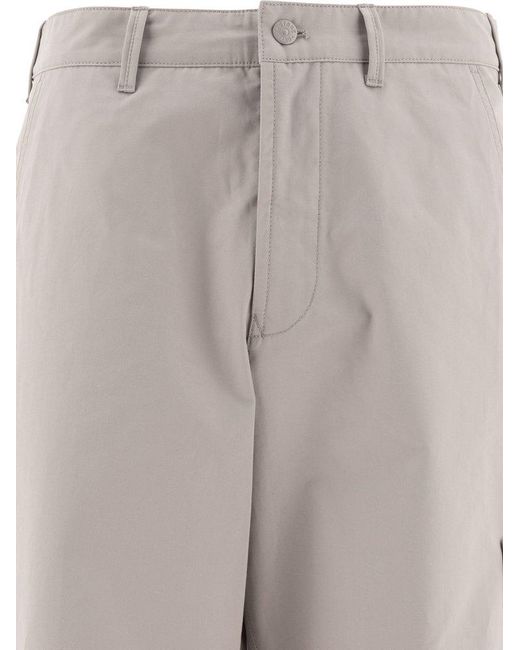 Stone Island Gray Ghost Regular Fit Trousers for men