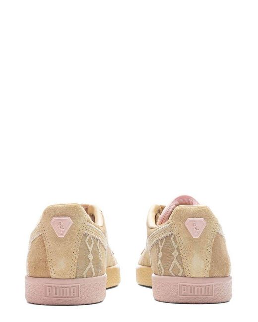 PUMA Natural X Dapper Dan Clyde Pre-Game Runway Sneakers