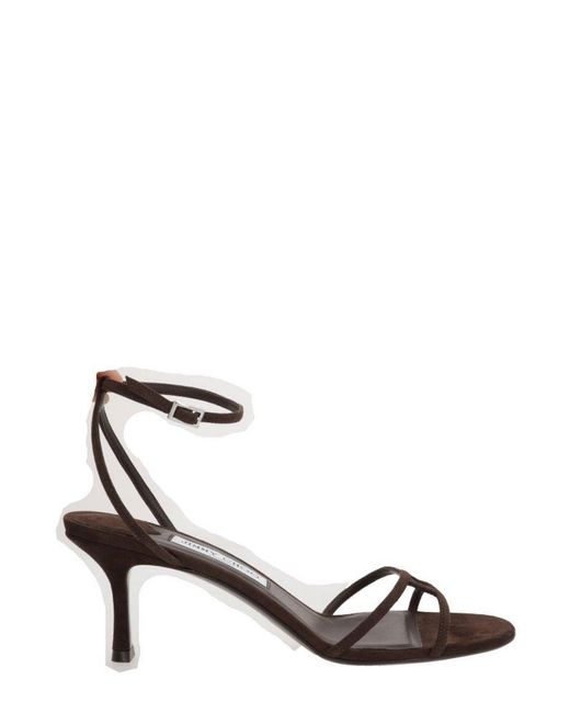Jimmy Choo Brown Leo 65 Slingback Sandals