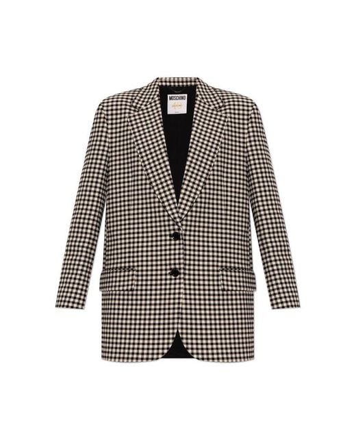Moschino Black Blazer From The '40th Anniversary' Collection,