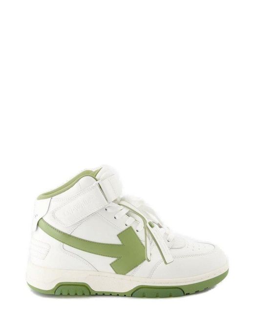 Off-White c/o Virgil Abloh White Out Of Office High Top Sneakers for men
