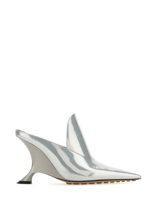 Bottega Veneta White Heeled Shoes