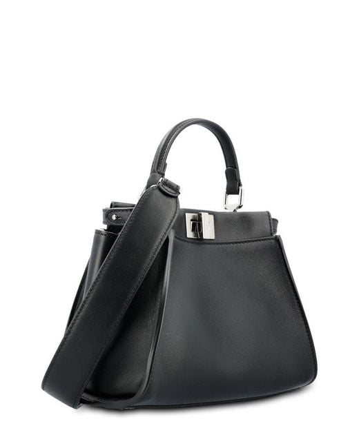 Fendi Black Peekaboo Mini Handbag