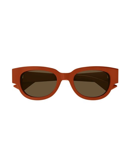 Bottega Veneta Brown Bv1278Sa Tri-Fold-Line New Classic 004 Sunglasses