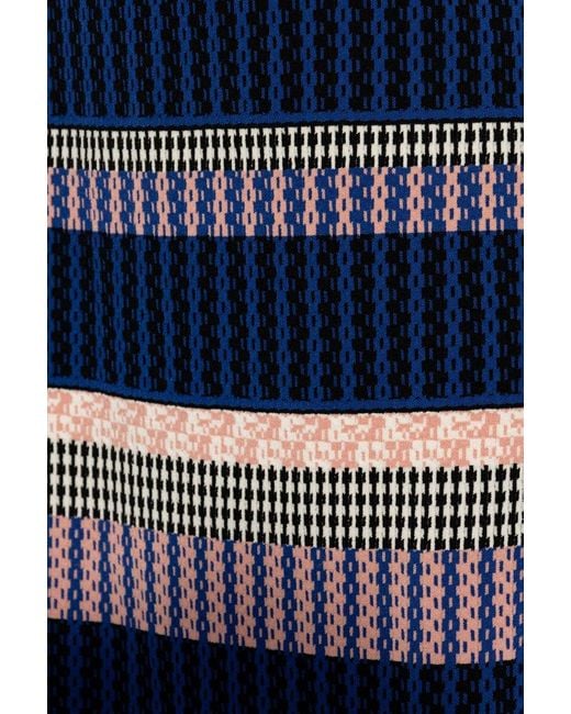 Diane von Furstenberg Blue 'bernarda' Patterned Skirt,