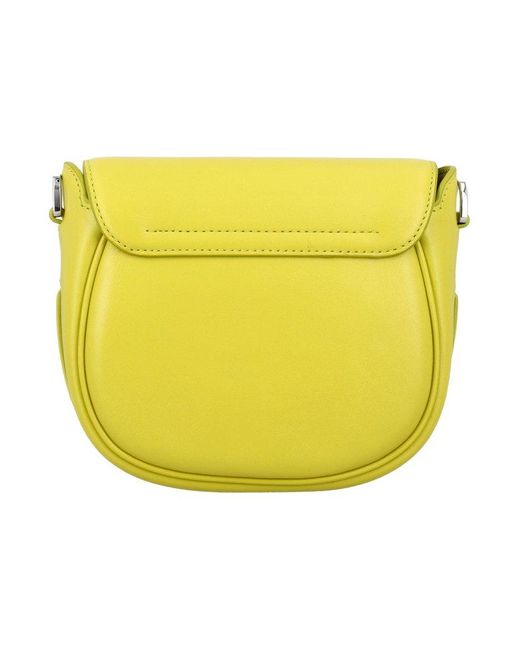Marc Jacobs Yellow The J Marc Small Saddle Bag