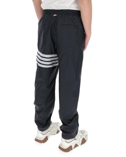 Thom Browne Blue 4-Bar Track Pants for men