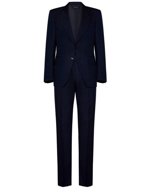 Tom Ford Blue Two Piece Tailored Suit for men