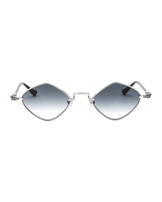 Chrome Hearts Multicolor Diamond Frame Sunglasses