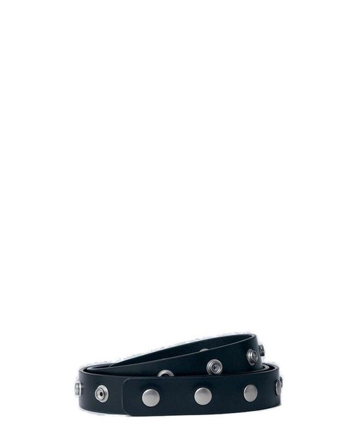 Rick Owens Blue Snap Belt