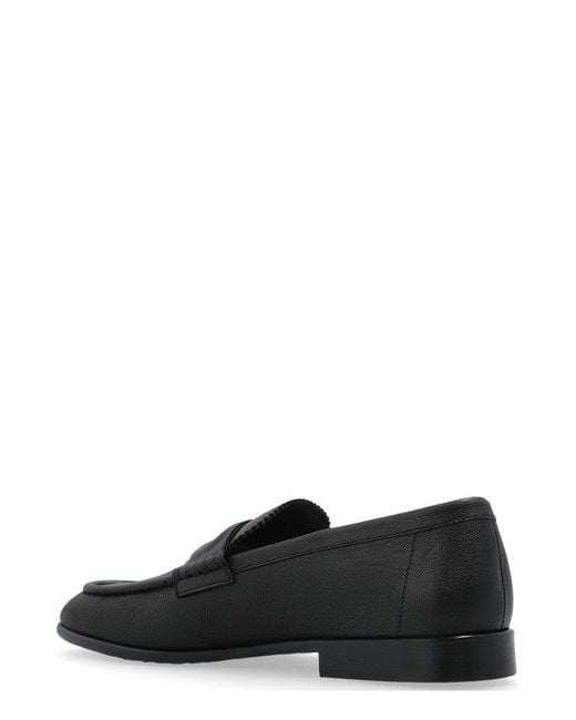 Burberry Black Pearl Type Slip-On Loafers for men