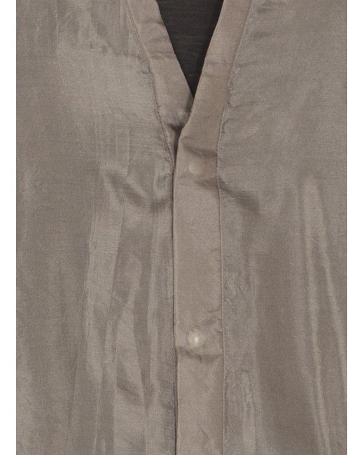 Rick Owens Gray Shirts for men