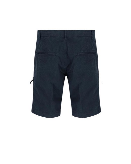 Aspesi Blue Knee High Shorts for men