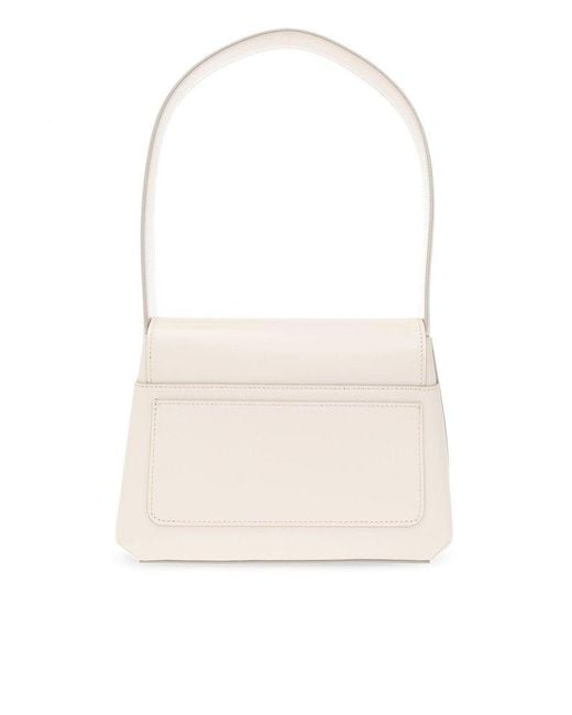 Dolce & Gabbana White Shoulder Bag With Logo