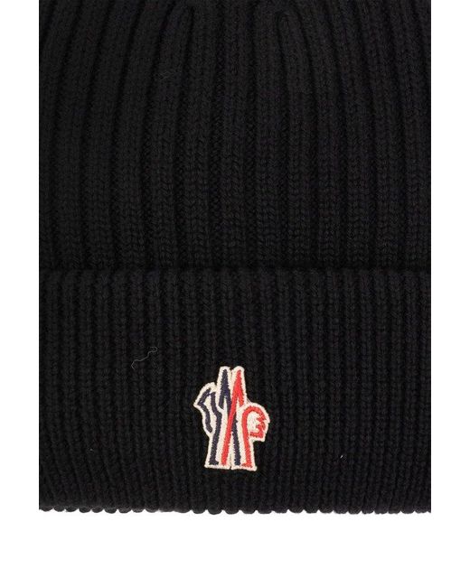 Moncler grenoble sales beanie black
