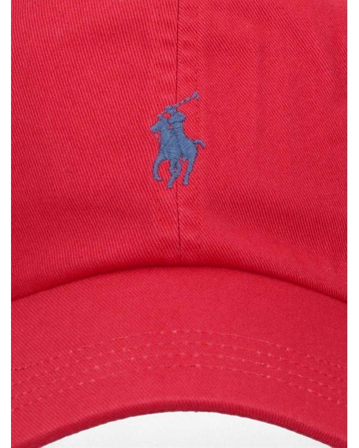 Polo Ralph Lauren Red Logo Baseball Cap
