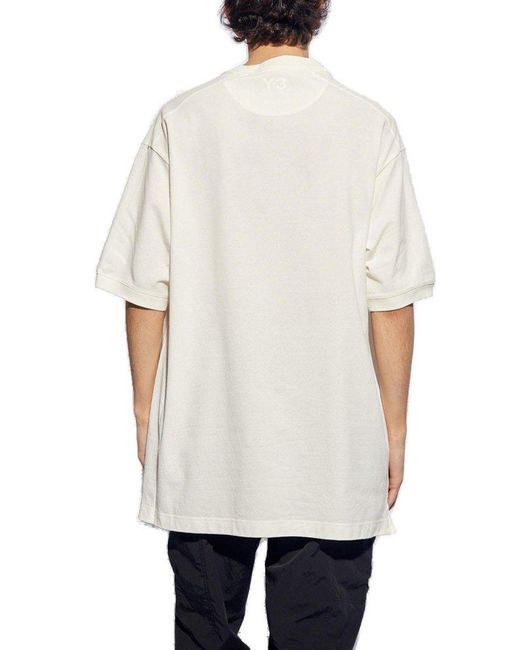 Y-3 White T-shirt With Pocket, for men