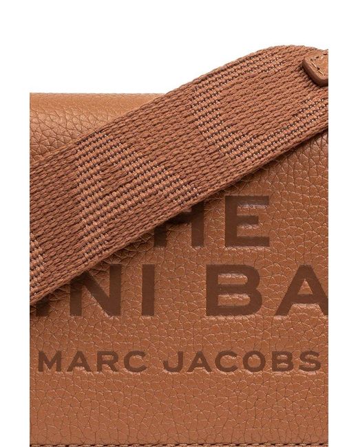 Marc Jacobs Brown The Leather Mini Crossbody Bag